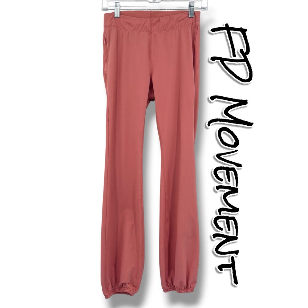 Free People Movement Let's Bounce Blush Pink Cinched Ankle Active Joggers Size S
